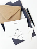 Penguin Correspondence Notecard Set | Set of 10