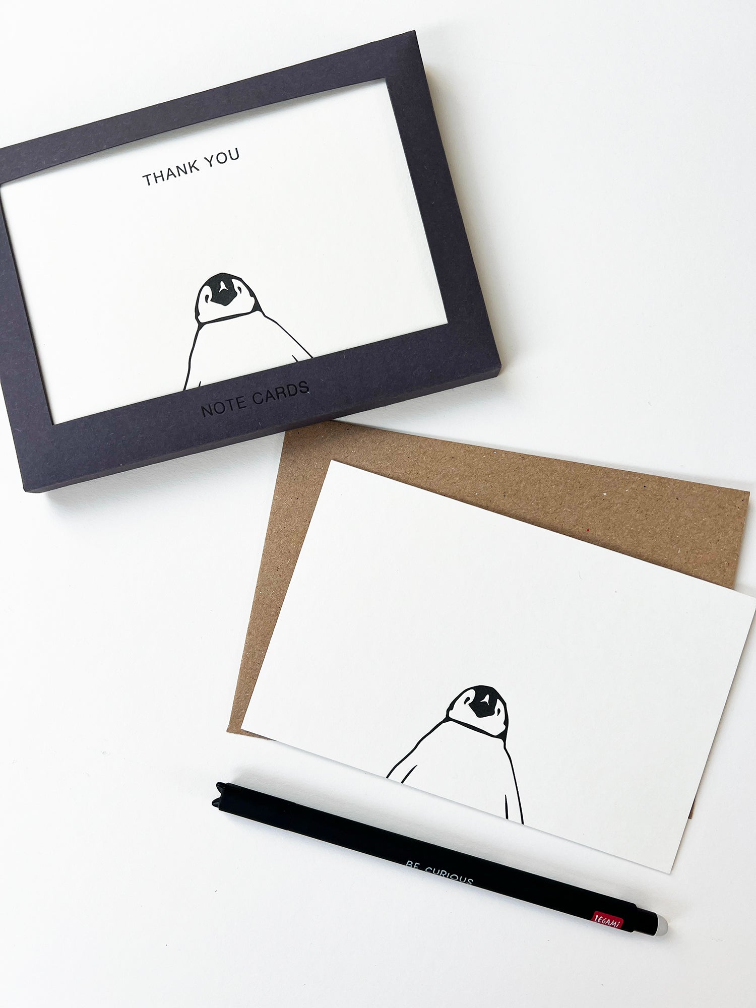 Penguin Correspondence Notecard Set | Set of 10