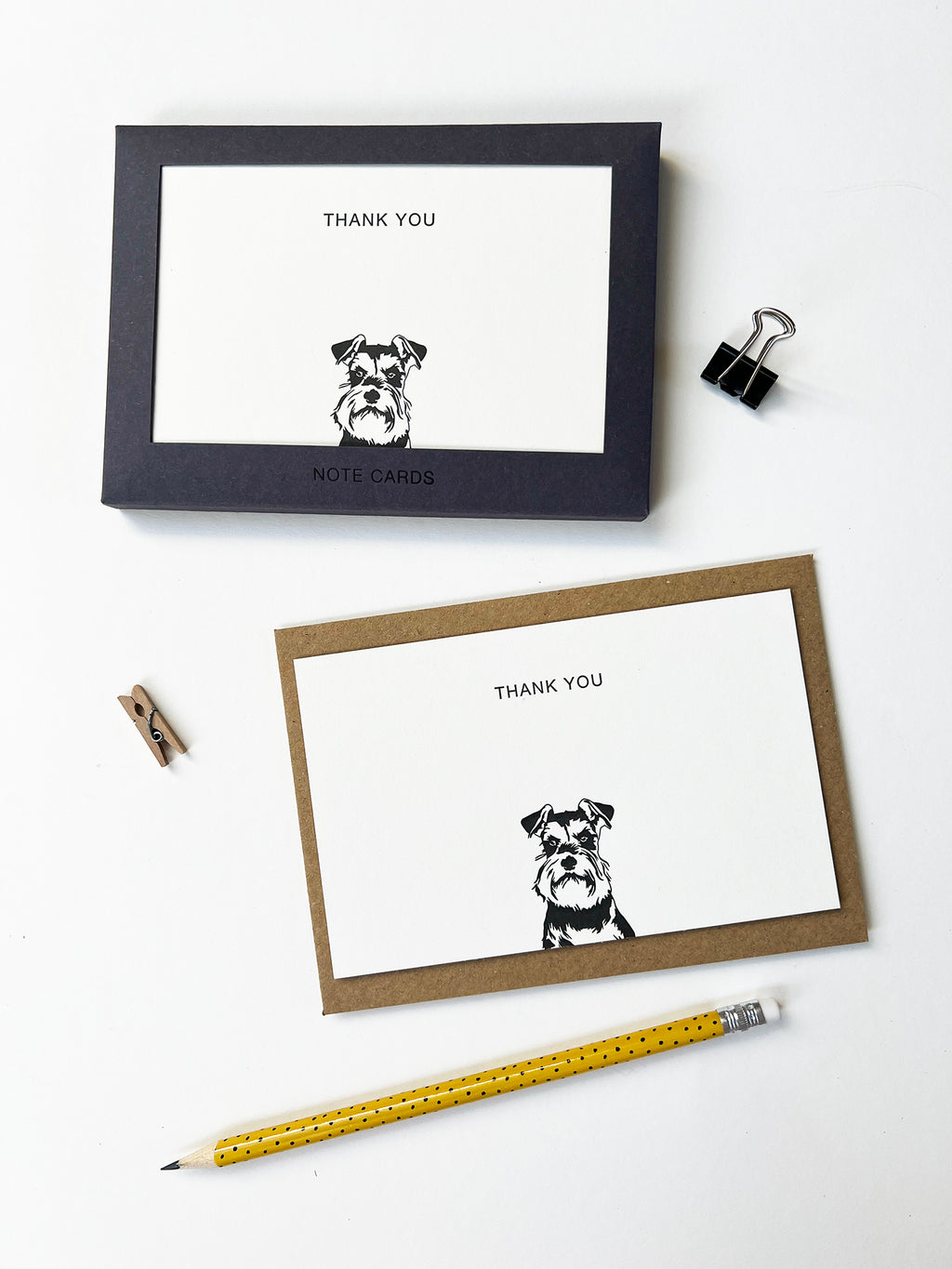 Schnauzer Correspondence Notecard Set | Set of 10
