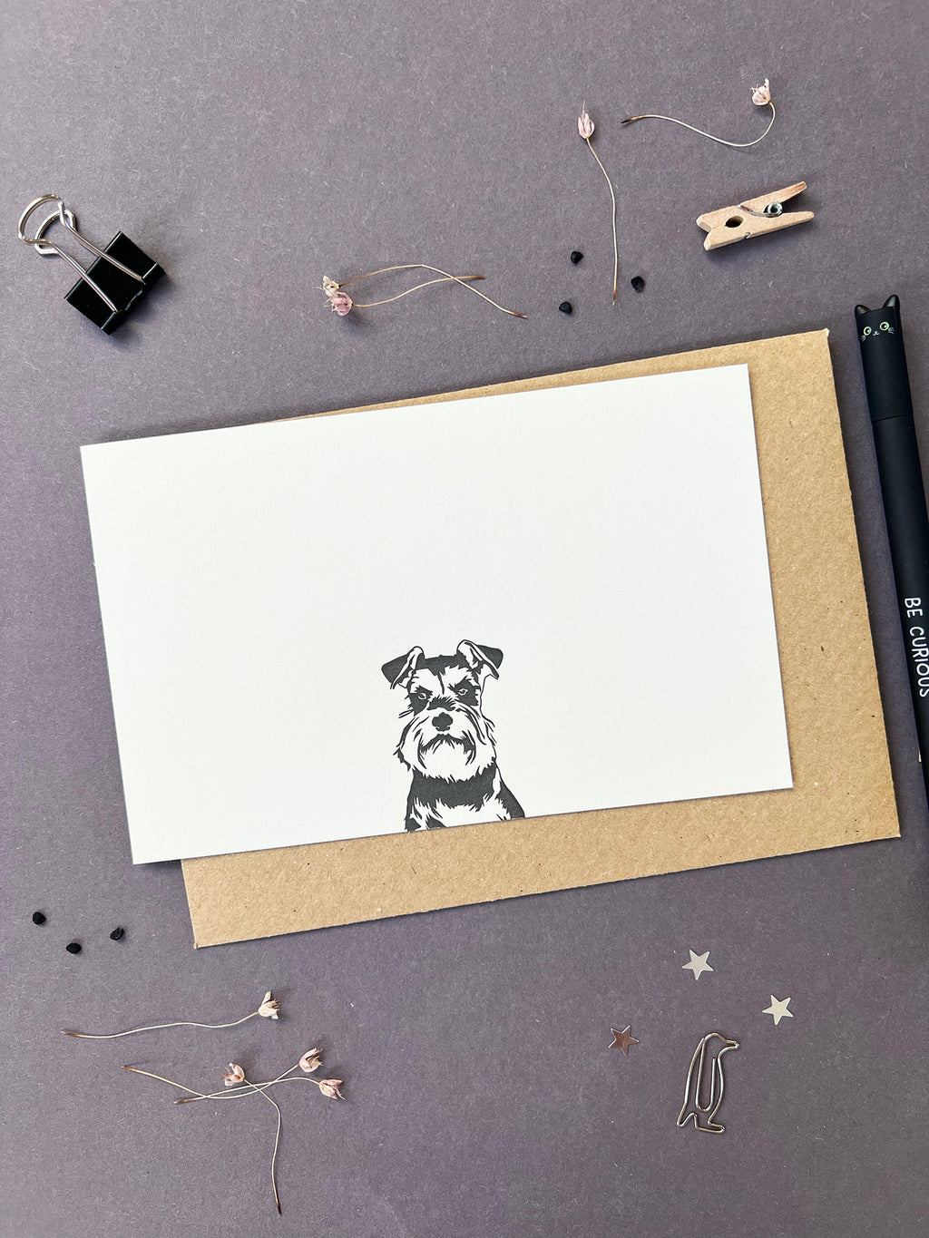 Schnauzer Correspondence Notecard Set | Set of 10