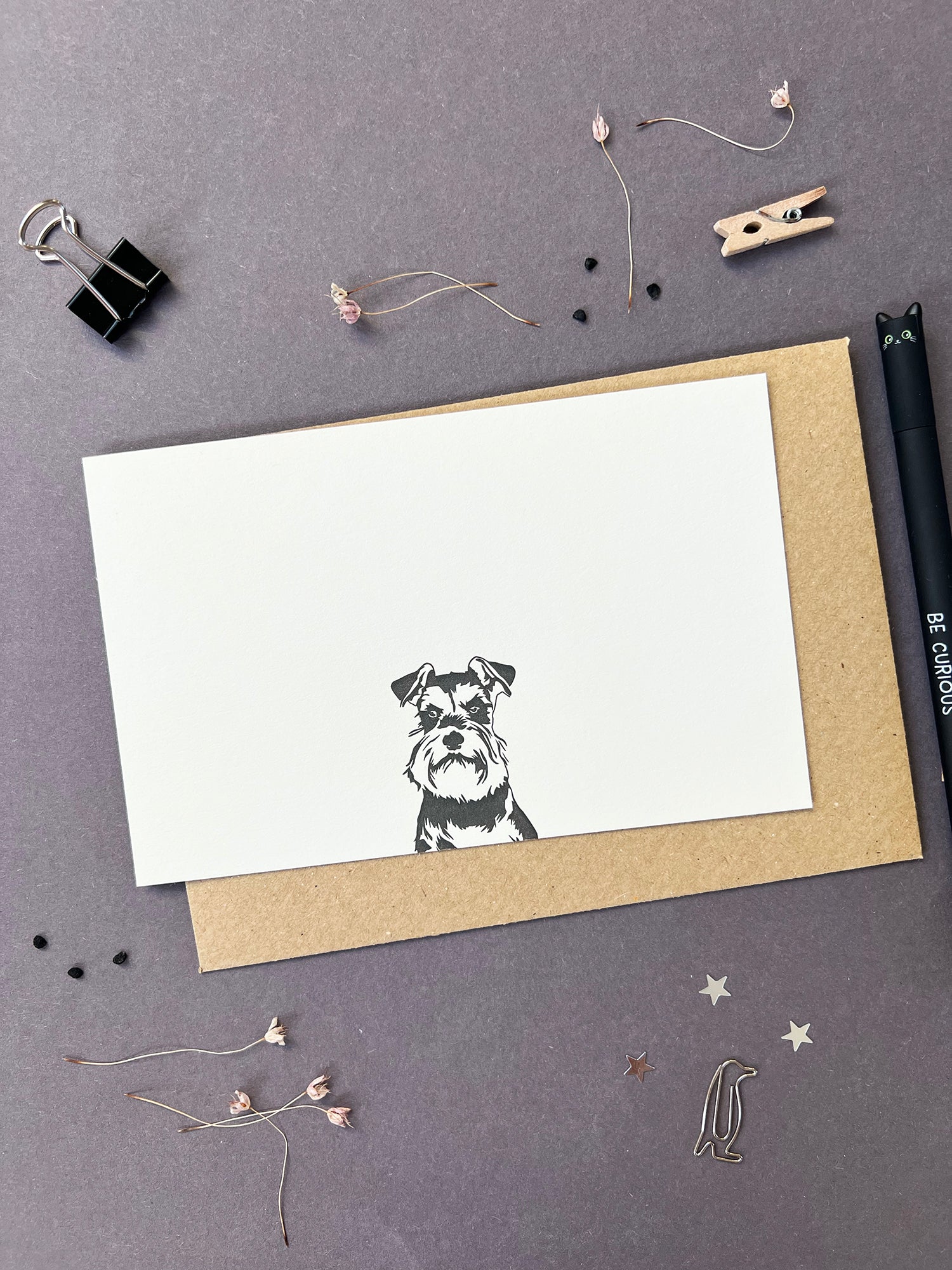 Schnauzer Correspondence Notecard Set | Set of 10