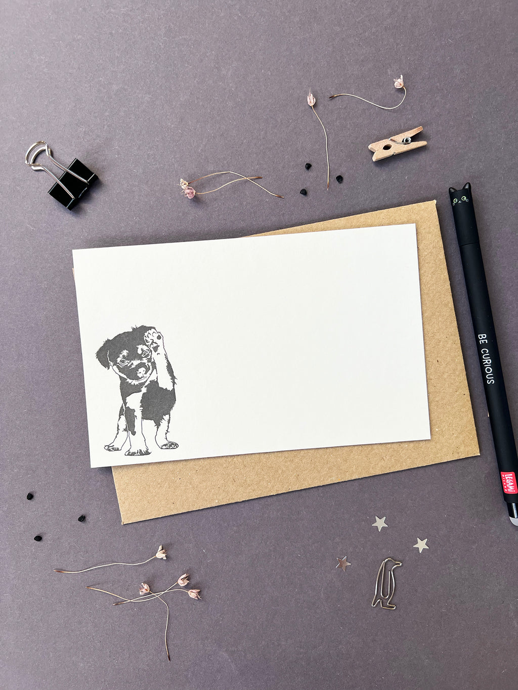 Border Terrier Correspondence Notecard Set | Set of 10