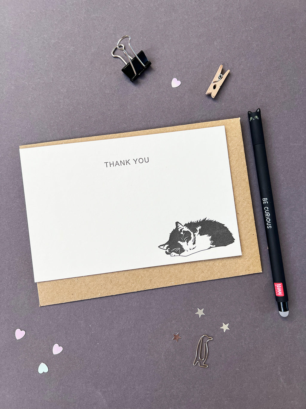 Casey Cat Correspondence Notecard Set | Set of 10