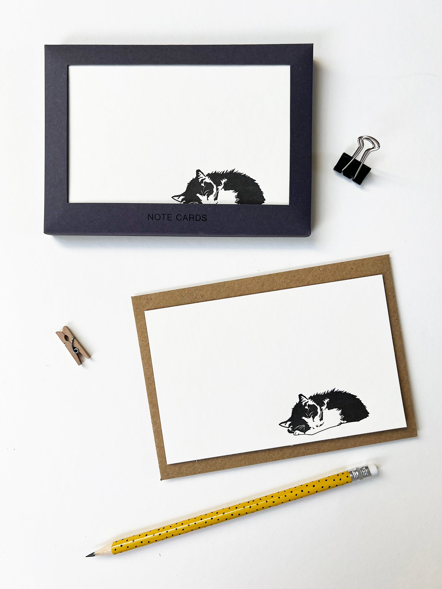 Casey Cat Correspondence Notecard Set | Set of 10