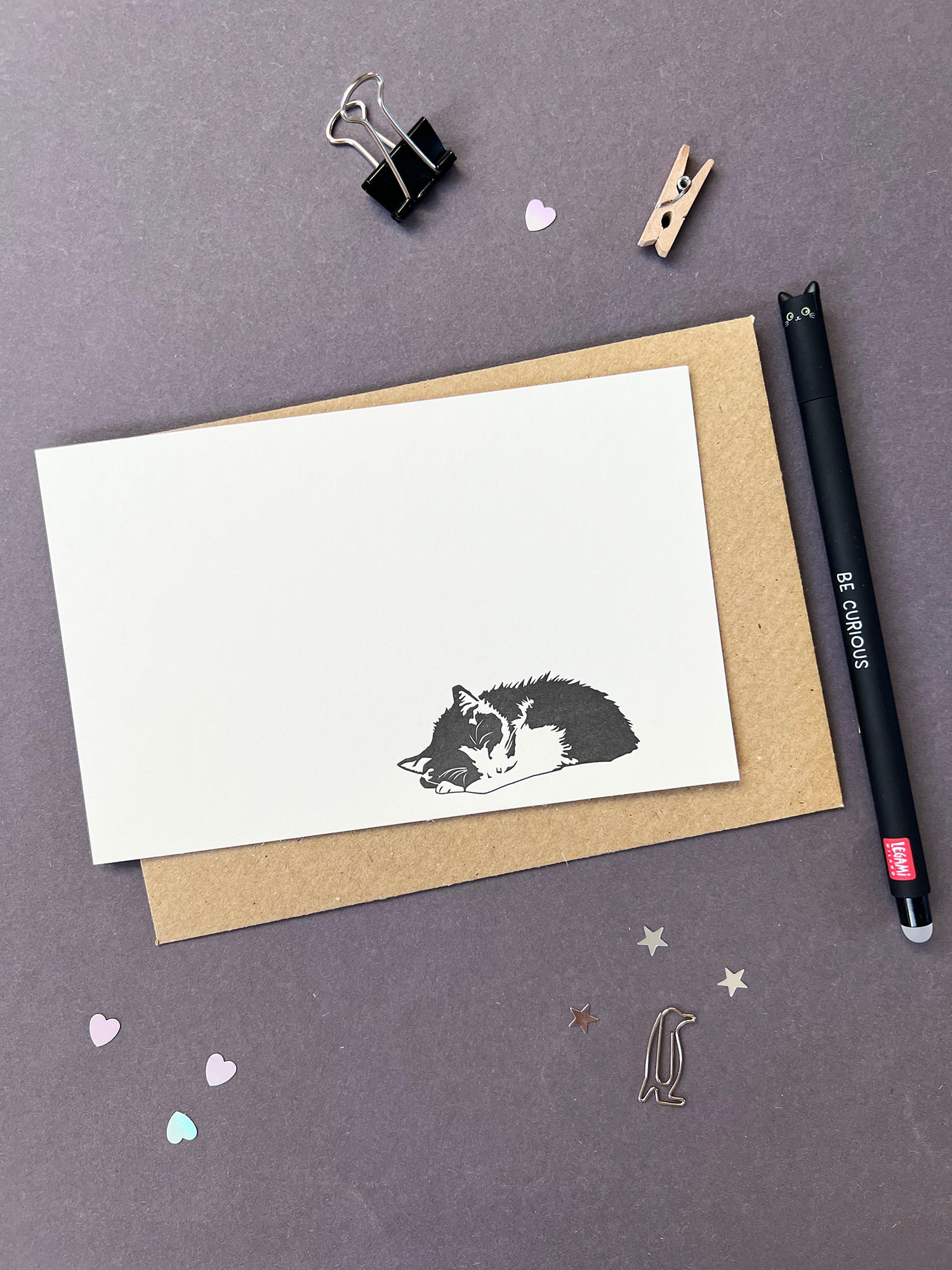 Casey Cat Correspondence Notecard Set | Set of 10