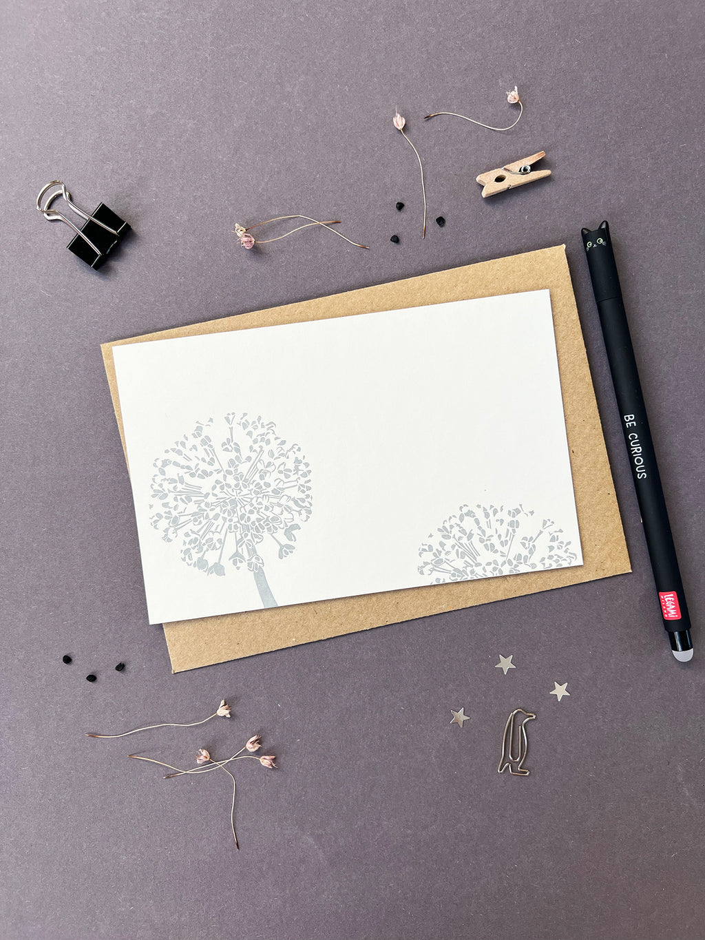 Allium Correspondence Notecard Set | Set of 10