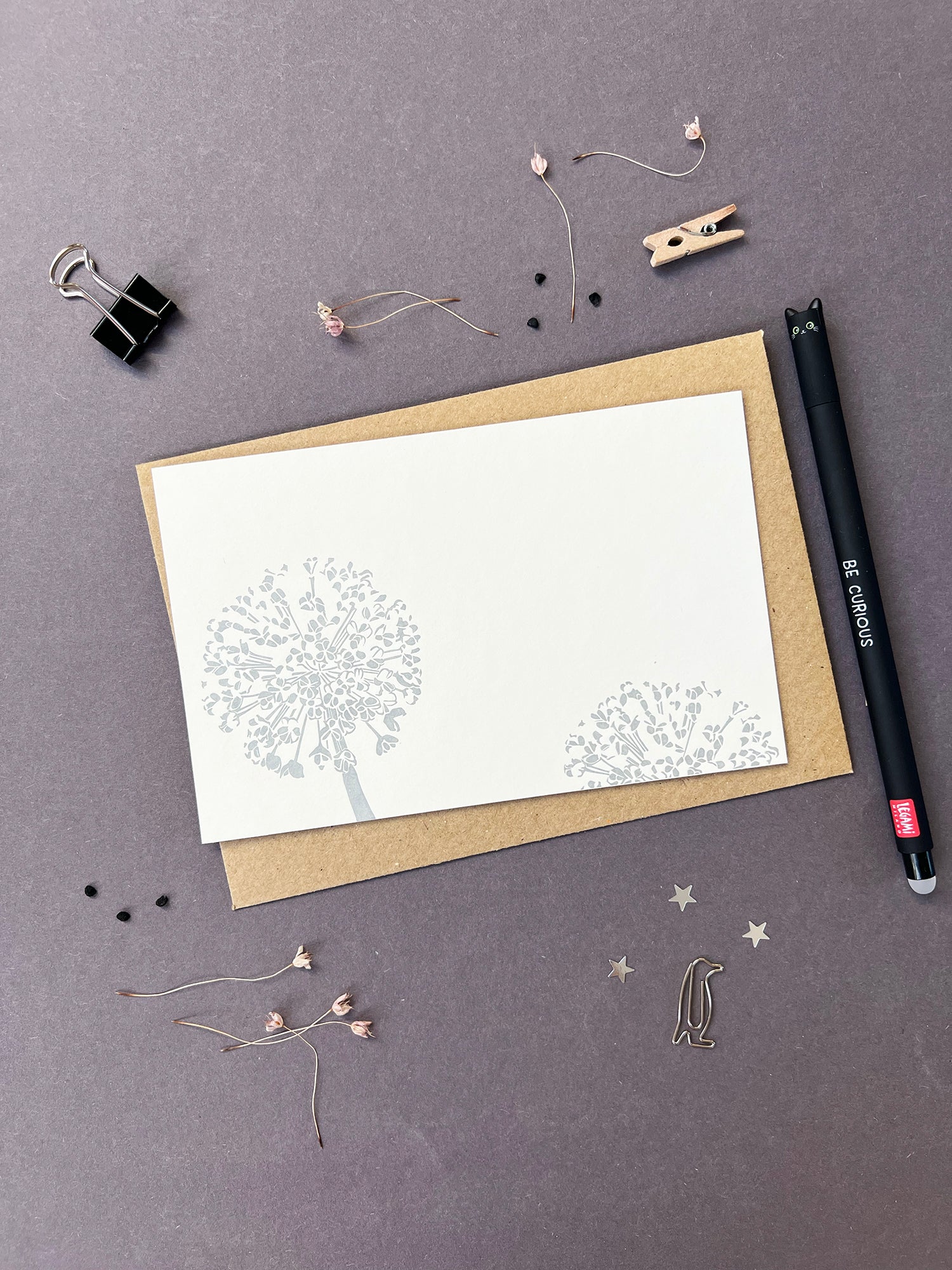 Allium Correspondence Notecard Set | Set of 10