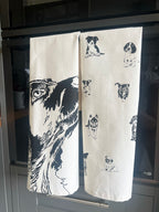 Multi Puppies Tea Towel