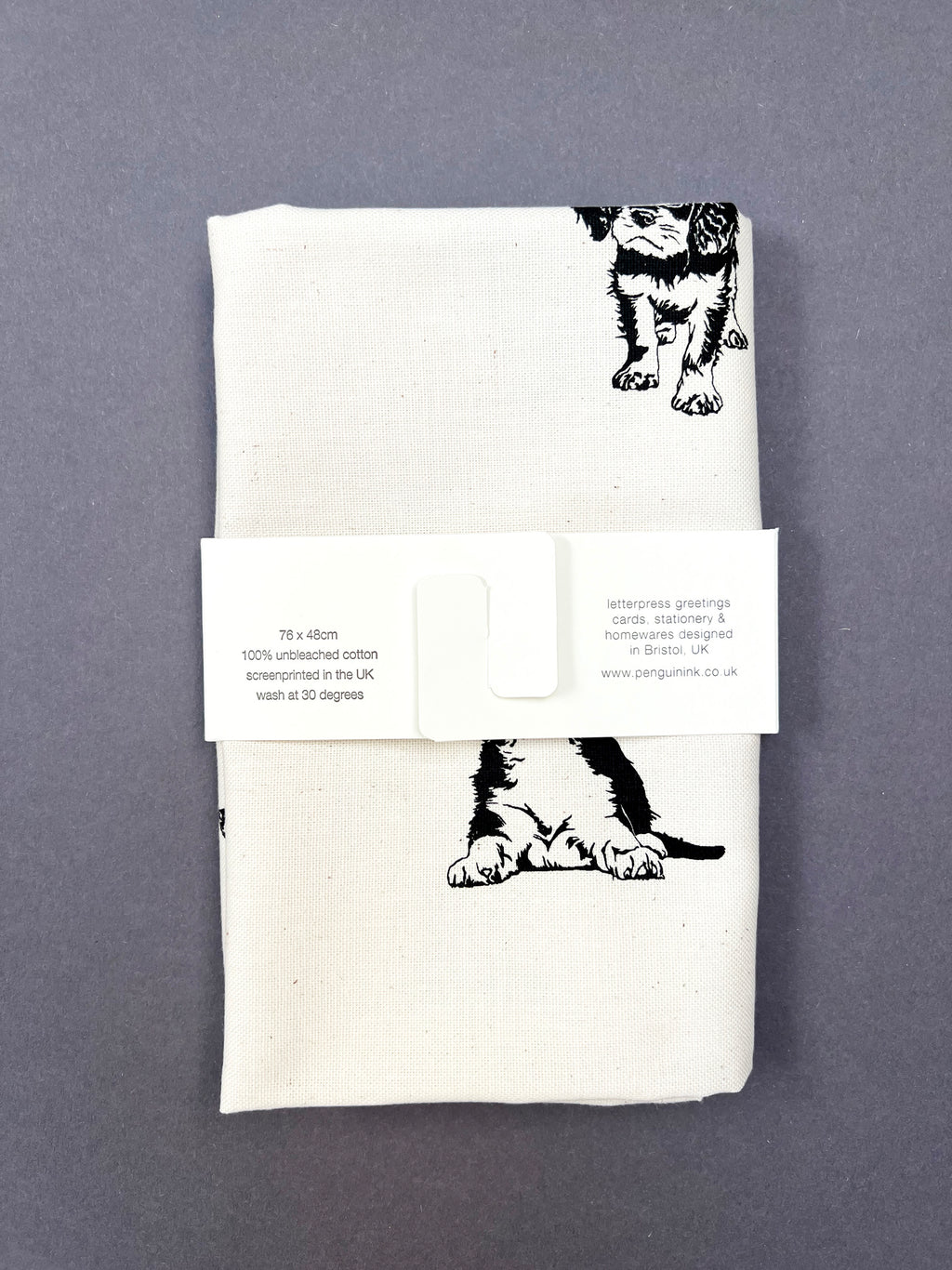 Multi Puppies Tea Towel