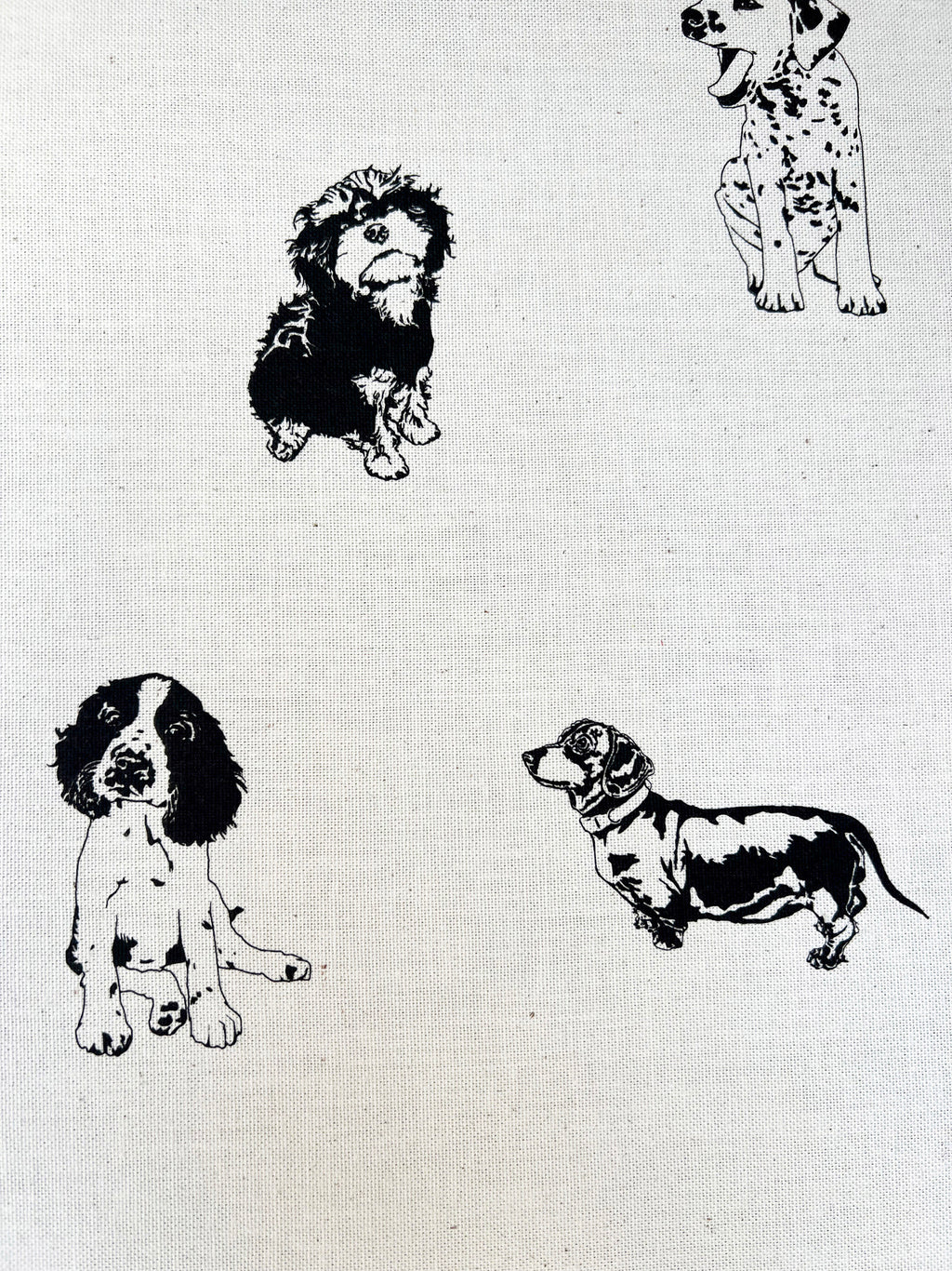 Multi Puppies Tea Towel