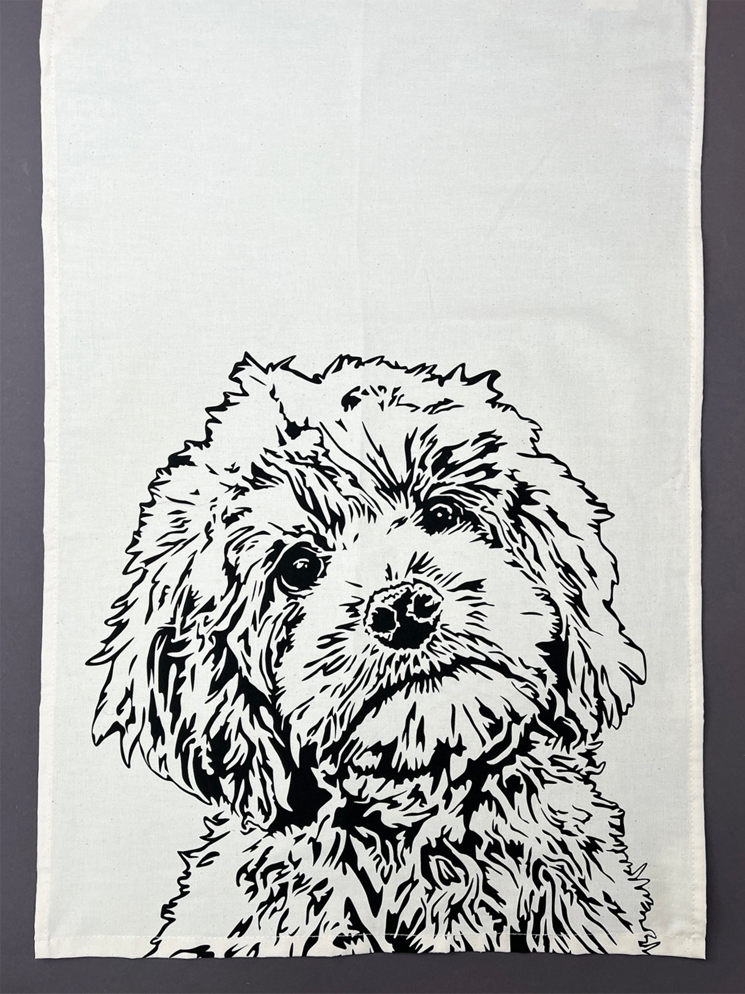 Cockapoo Tea Towel