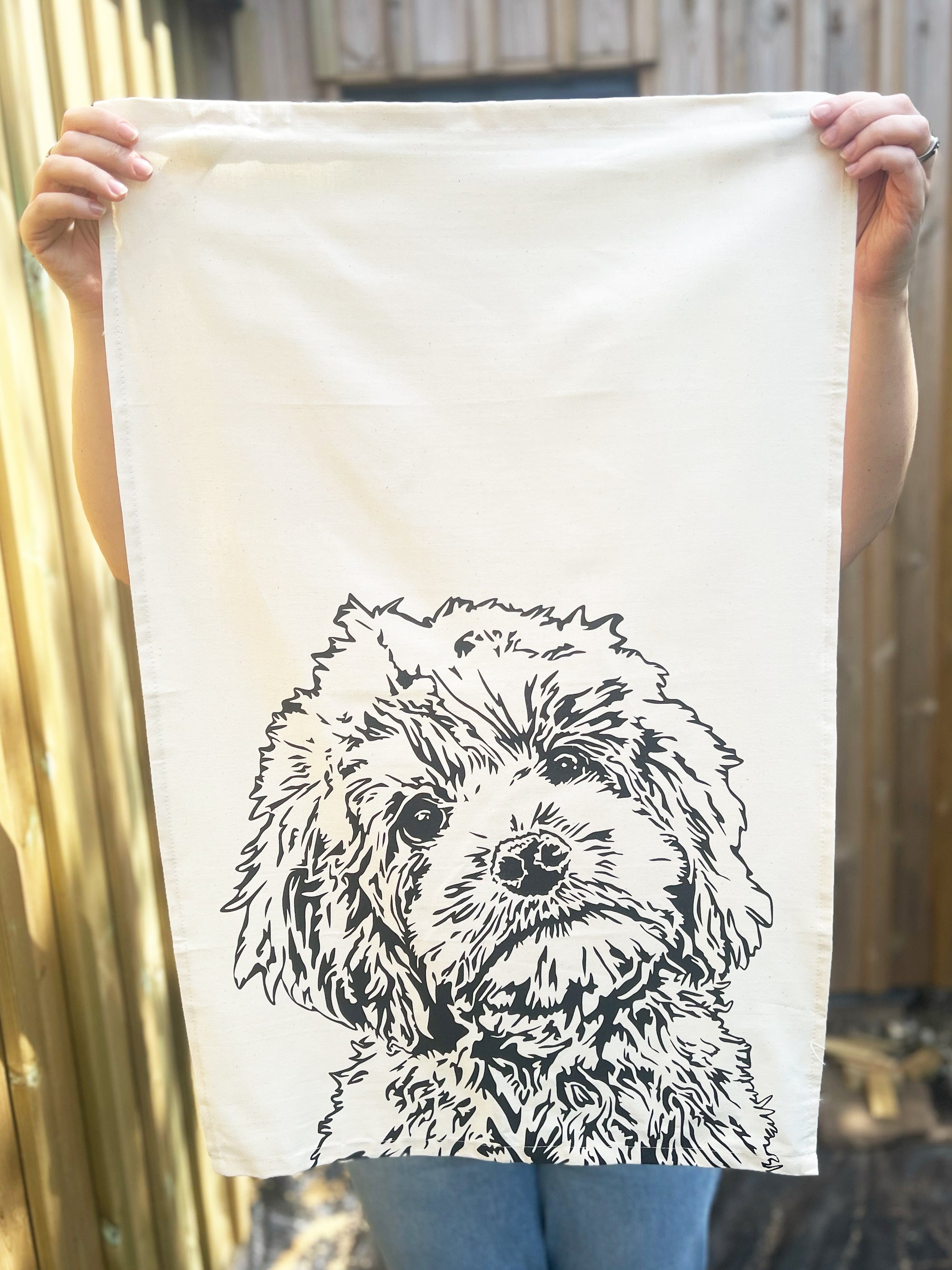 Cockapoo Tea Towel