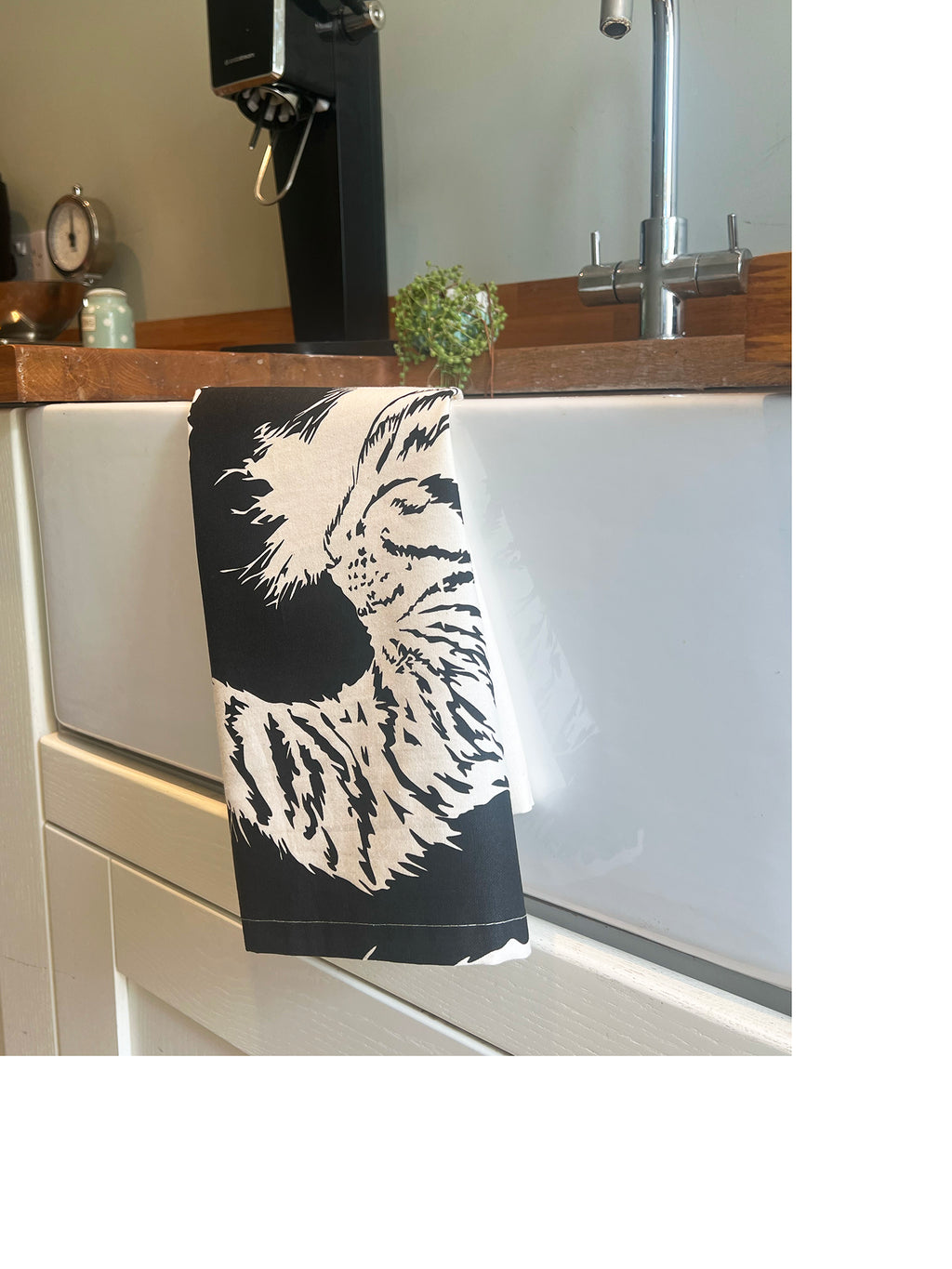 Cuddle Time Cat Tea Towel