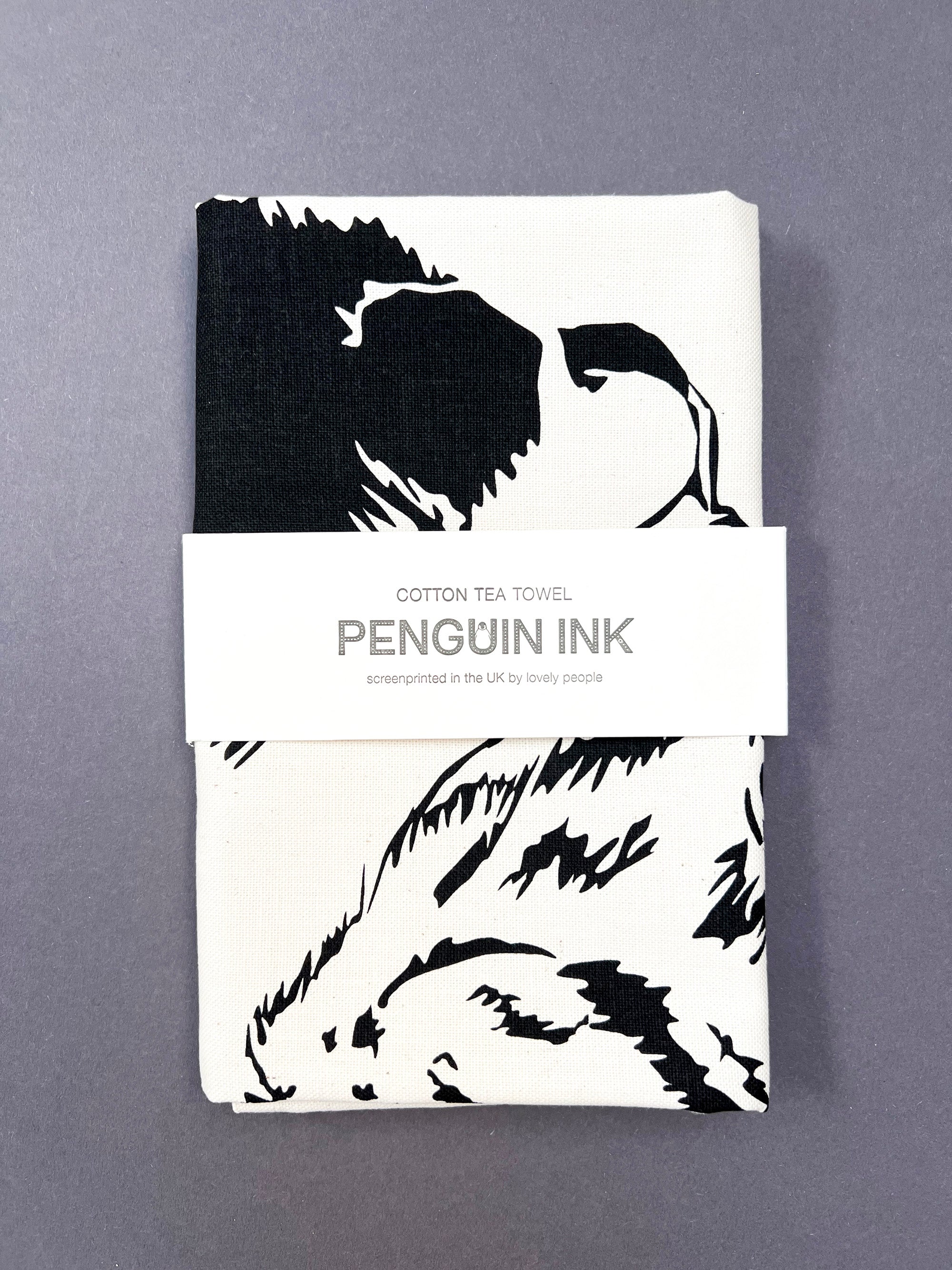 Cuddle Time Cat Tea Towel