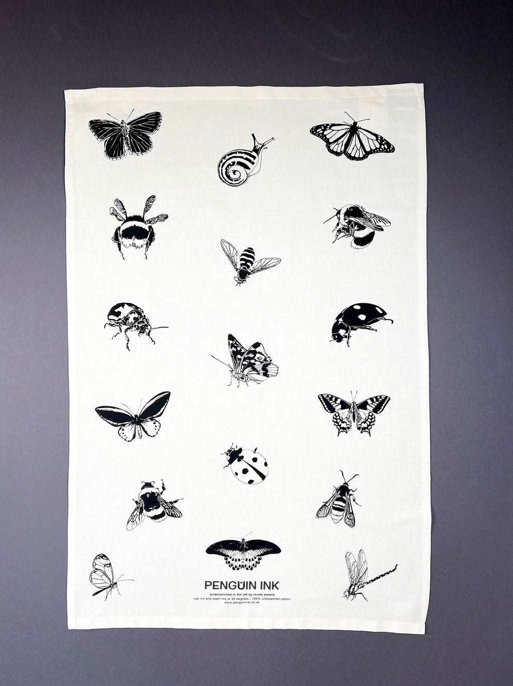 Multi Insect Tea Towel