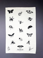 Multi Insect Tea Towel