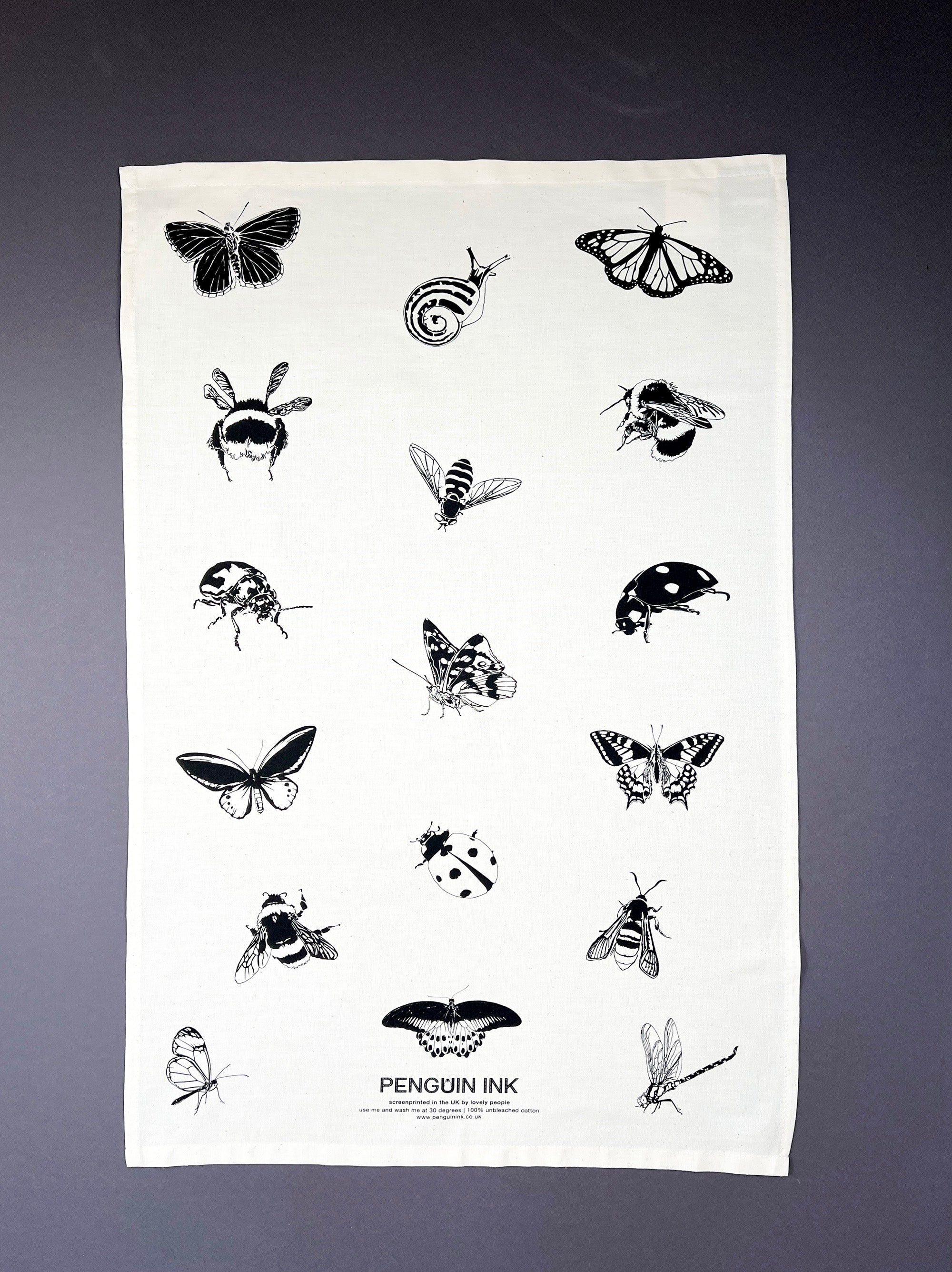 Multi Insect Tea Towel