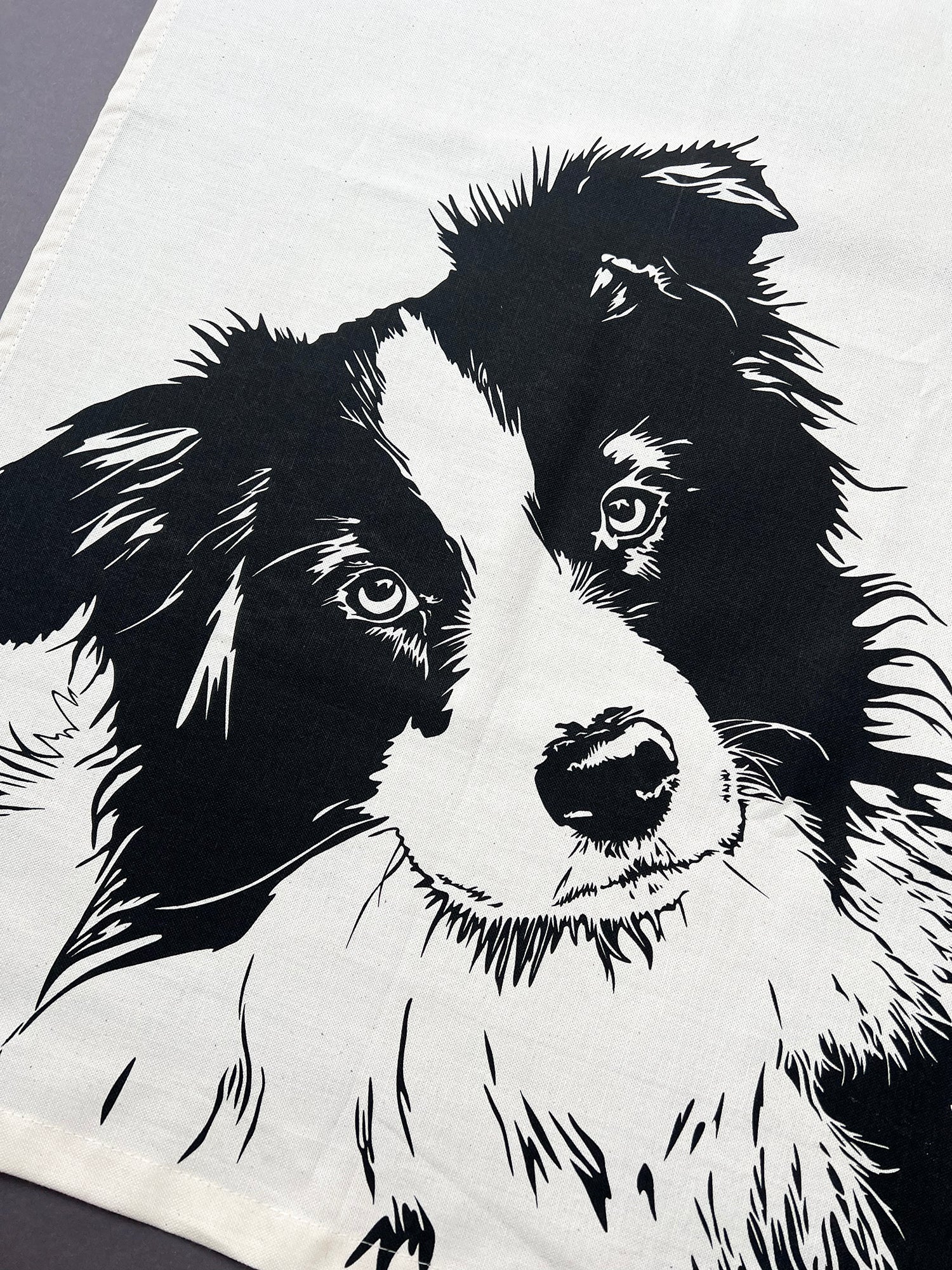 Collie Tea Towel