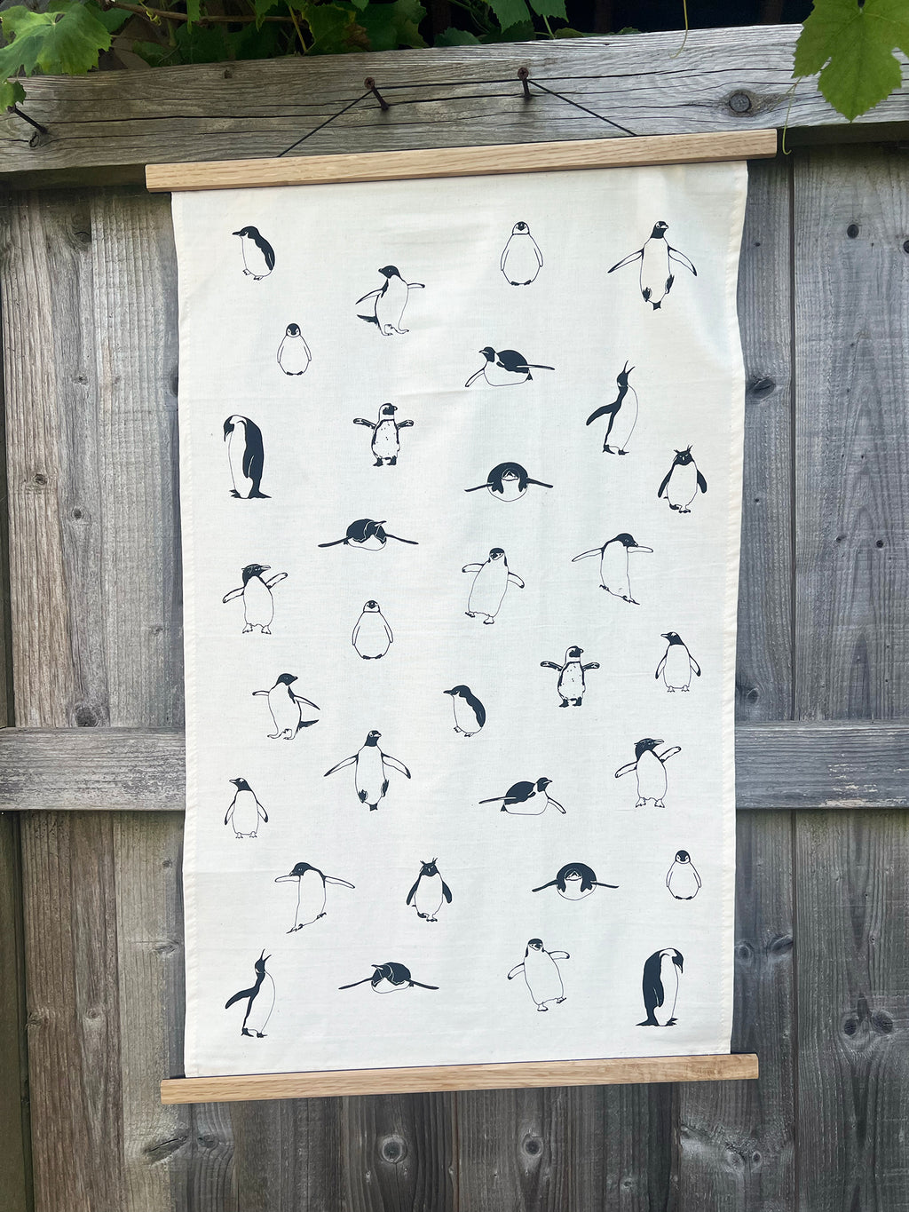 Multi Penguin Tea Towel