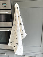 Multi Penguin Tea Towel