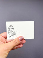 Glasswing Butterfly Florist Cards