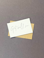 Get Well Soon Florist Cards