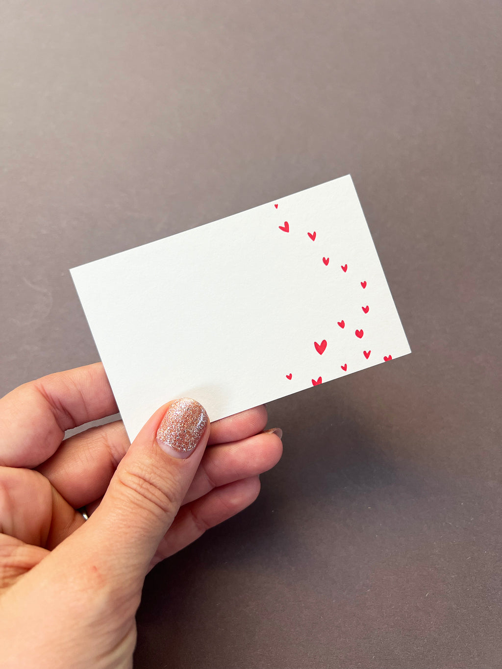 Confetti Heart Florist Cards
