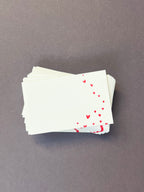 Confetti Heart Florist Cards
