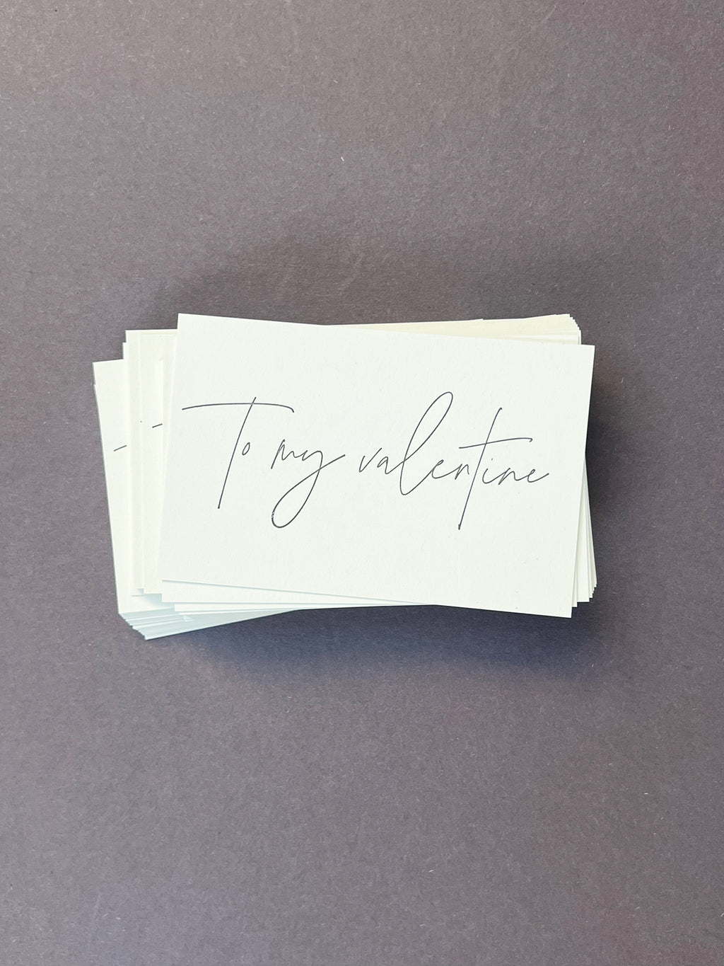 To My Valentine Florist Cards