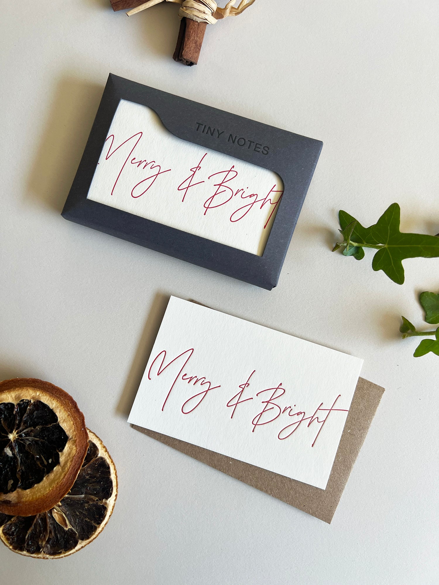Merry & Bright Tiny Note Boxed Set | Set of 10