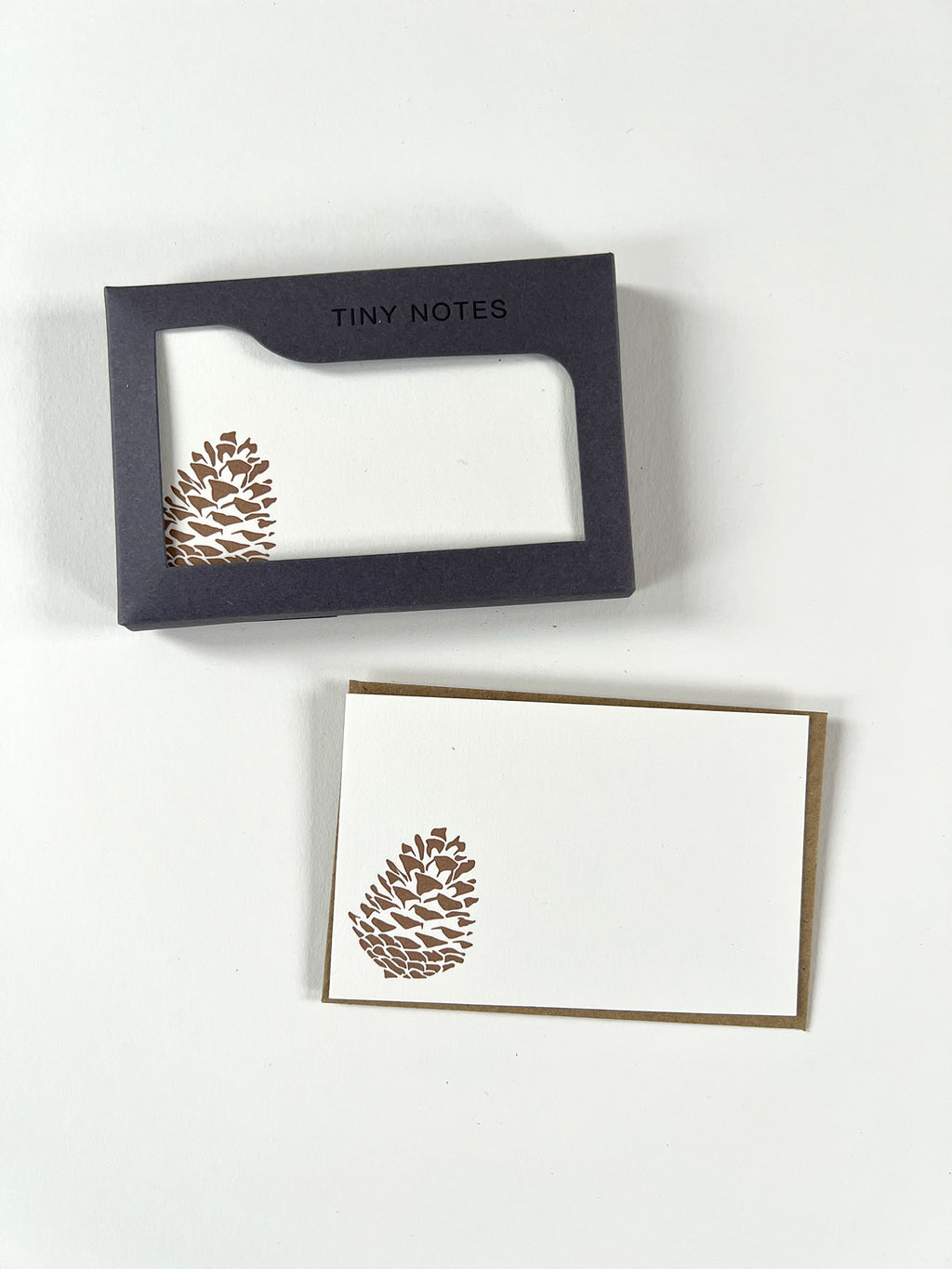 Pine Cone Tiny Note Boxed Set | Set of 10