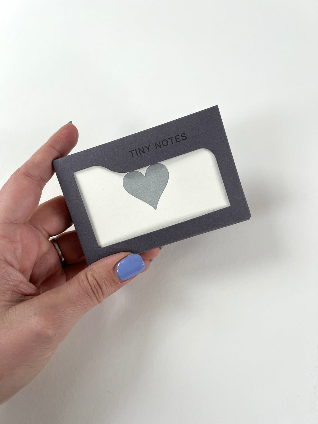 Silver Heart Tiny Note Boxed Set | Set of 10