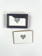 Silver Heart Tiny Note Boxed Set | Set of 10
