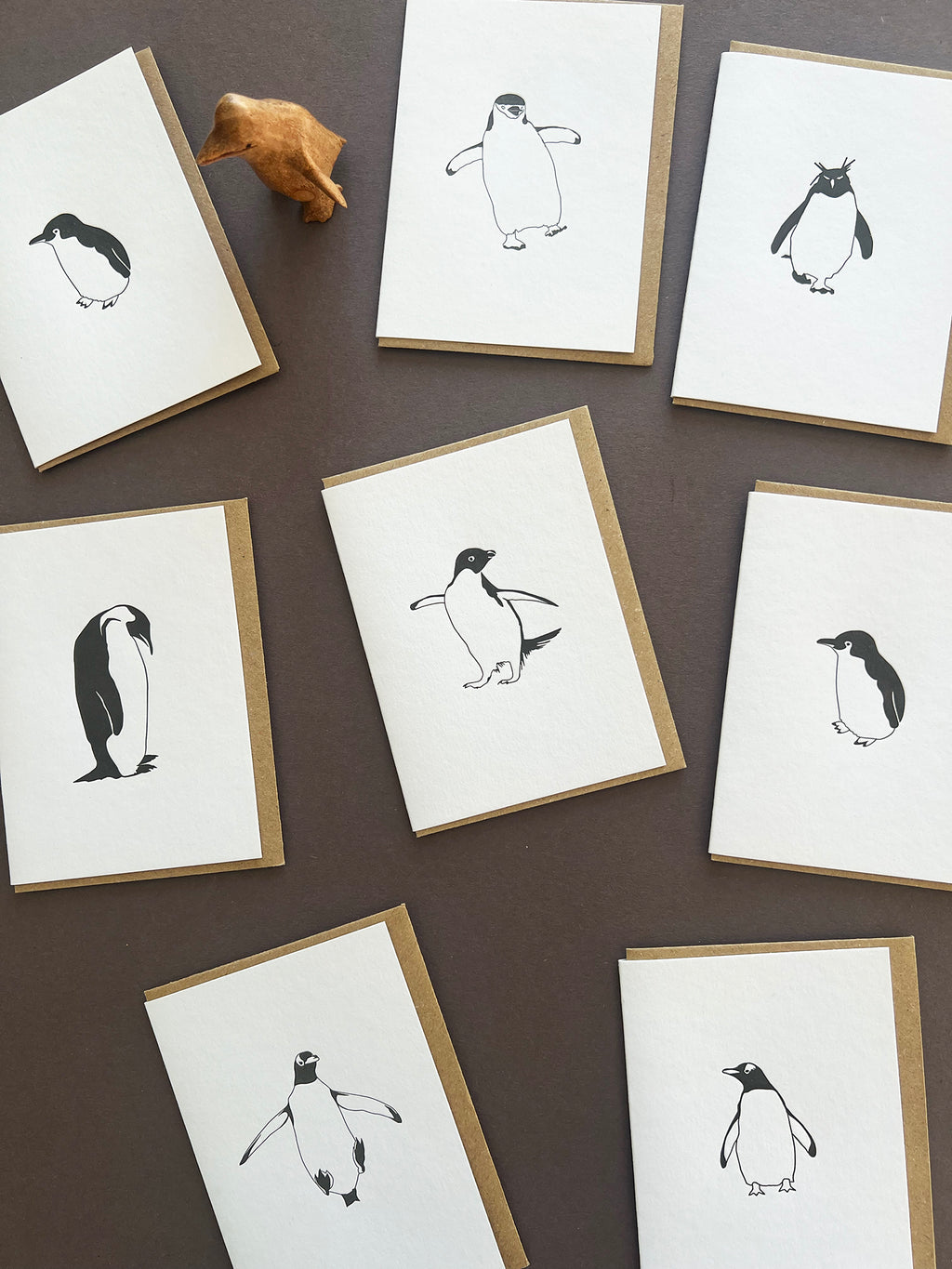 Sale Penguin Letterpress Notecards | Pack of 16