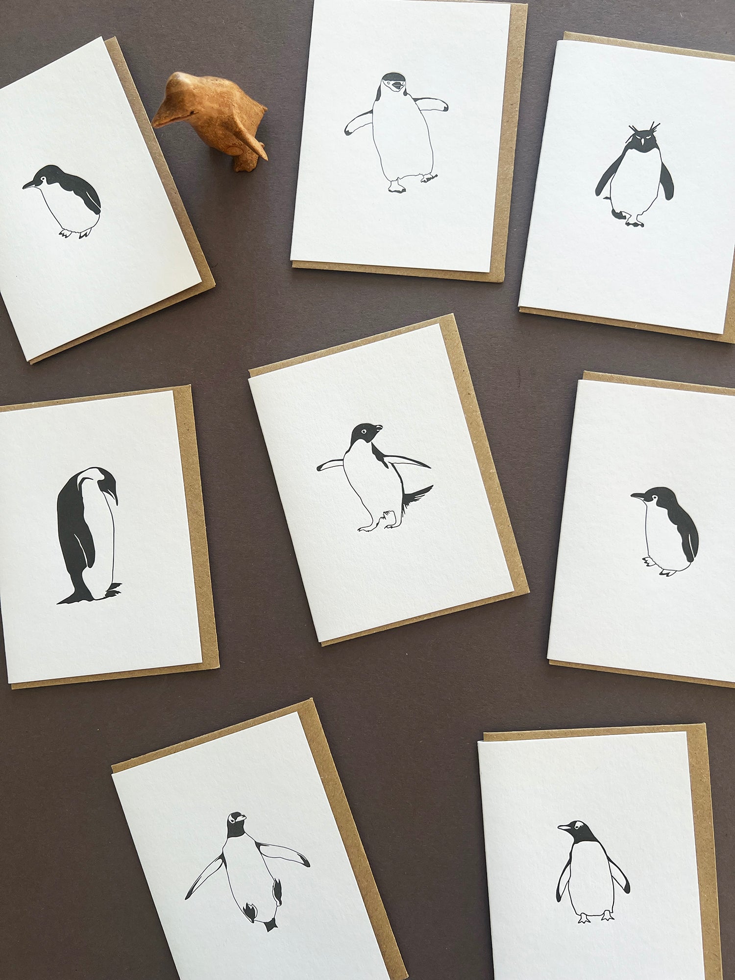 Sale Penguin Letterpress Notecards | Pack of 16