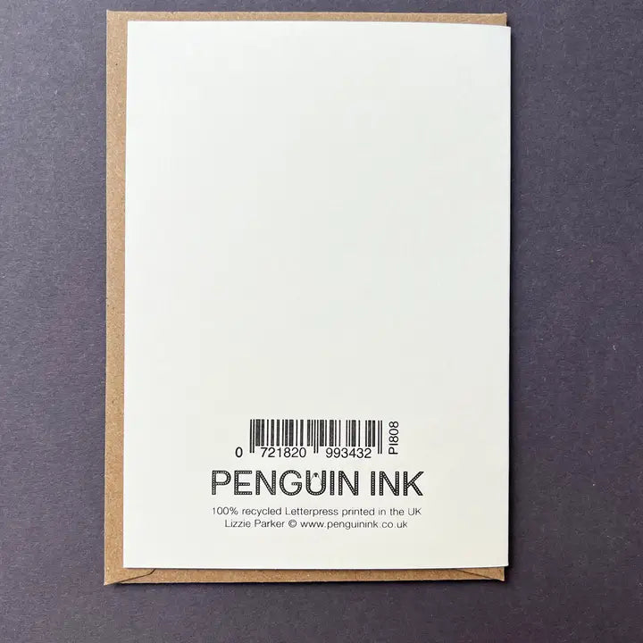 Thank You Ginkgo Letterpress Card