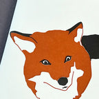 Fox Letterpress Card